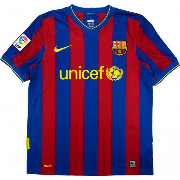 Tailandia Camiseta Barcelona 1st Retro 2009 2010 Azul Rojo